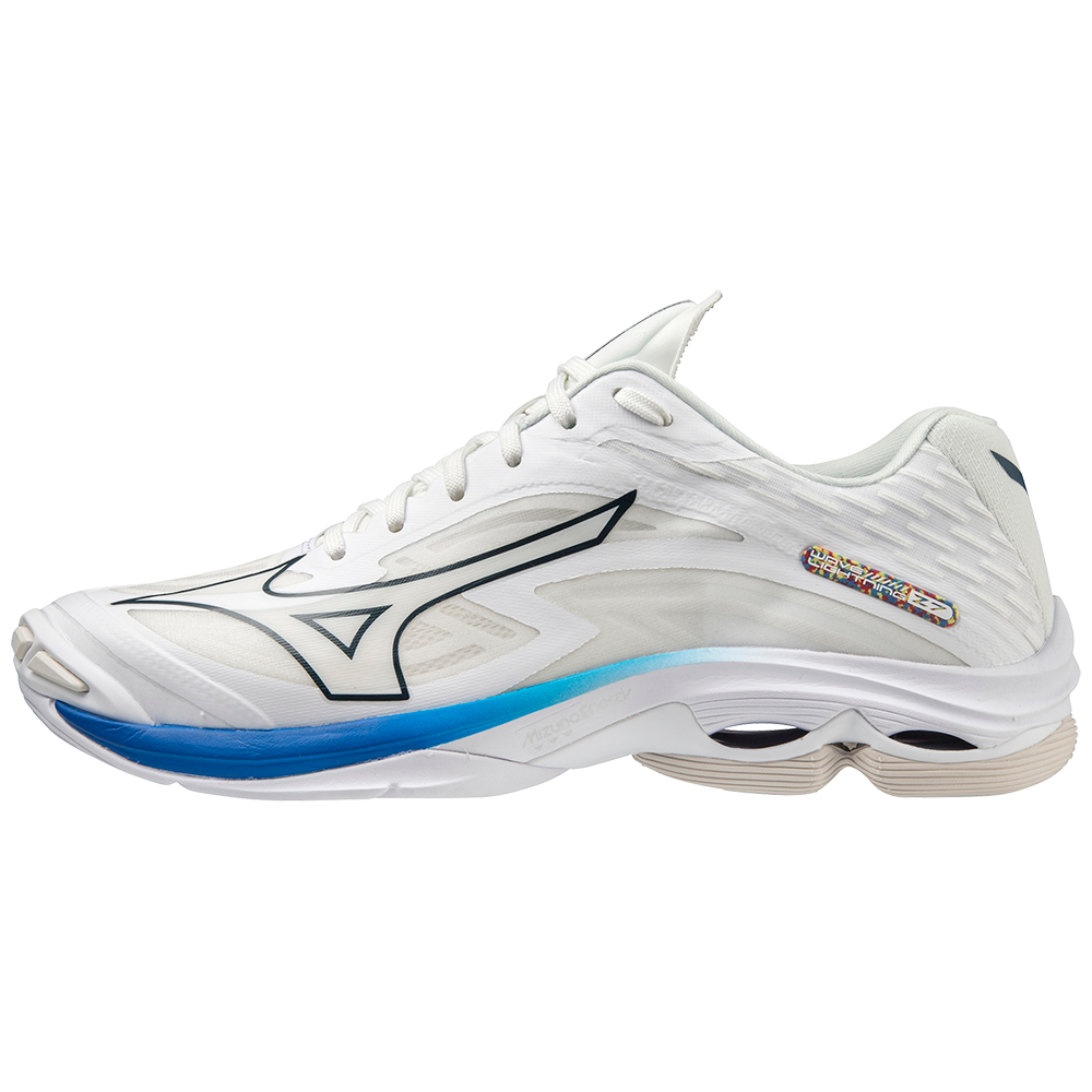 MIZUNOVolleyball Wave Lightning Z7 -White Blue [U] NEA รองเท้าวอลเลย์บอล มิตซูโน่ แท้