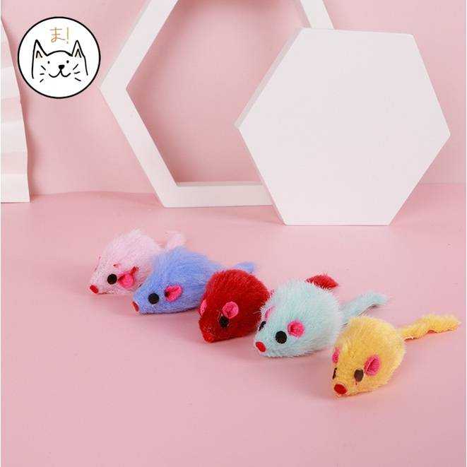 KUMAま ตุ๊กตาหนูจิ๋ว ตุ๊กตาหนู ของเล่นแมว (คละสี)