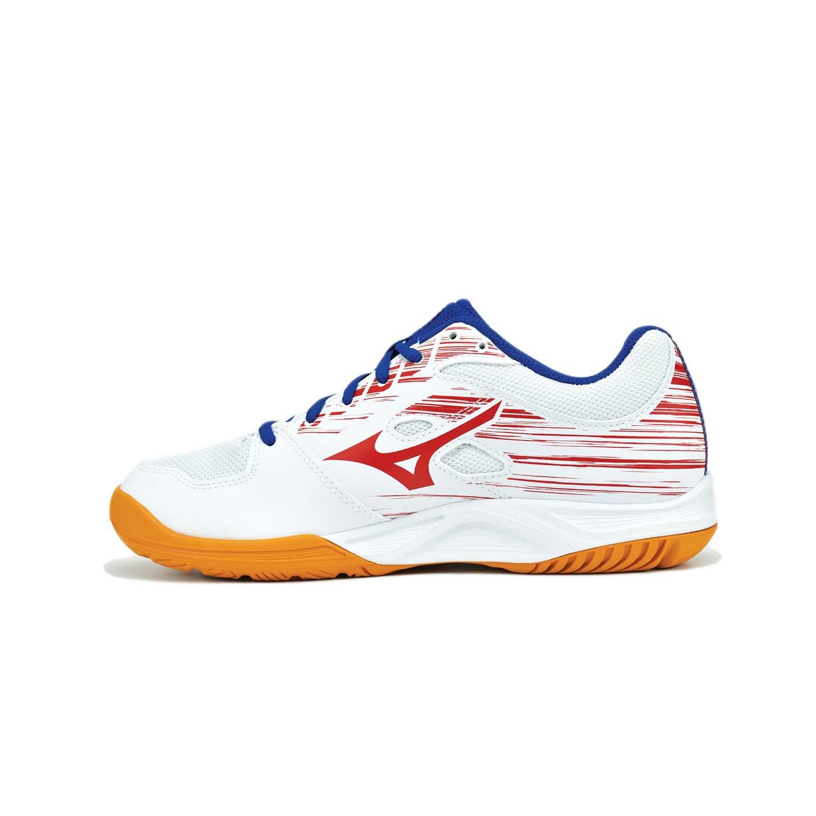 MIZUNO Badminton Sky Blaster 2 -White Red [U] NEA รองเท้า แบดมินตัน มิตซูโน่ แท้