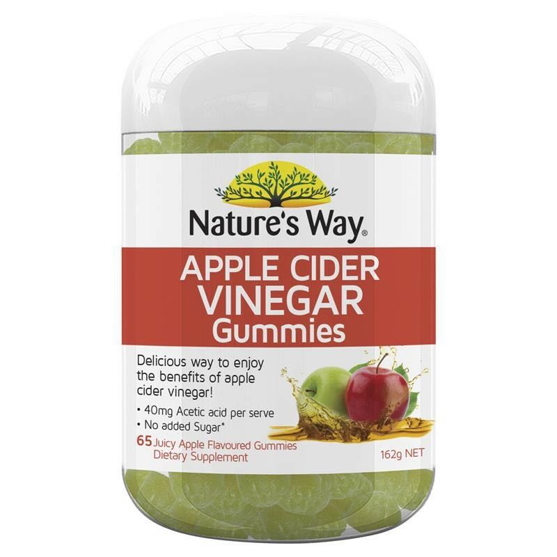 Nature's Way Apple Cider Vinegar Gummies 65 Gums