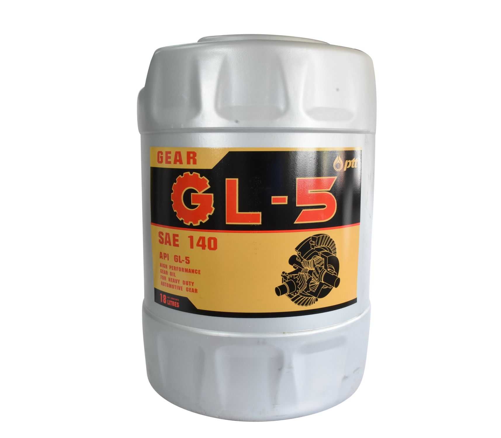 น้ำมันเกียร์ LUBRICANT GL5 140 18L PTT