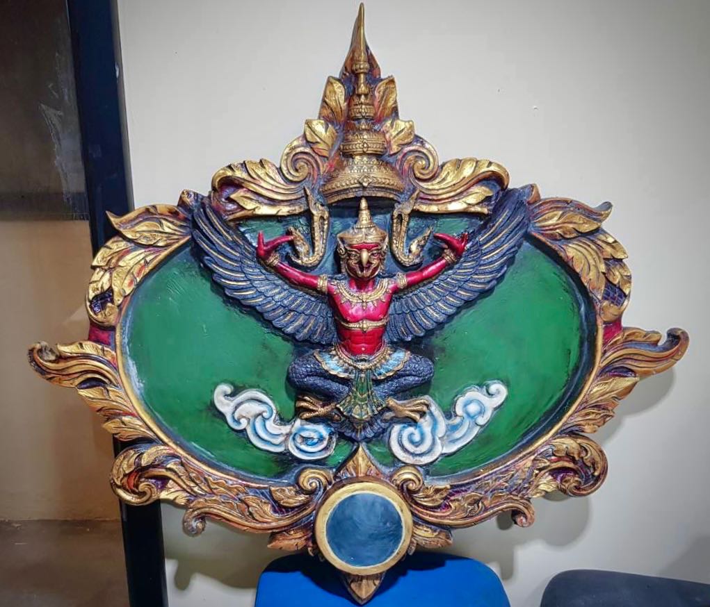ซุ้มพญาครุฑ กว้าง100ซม ซุ้มครุฑ องค์ครุฑกว้าง50ซม สูง80ซม