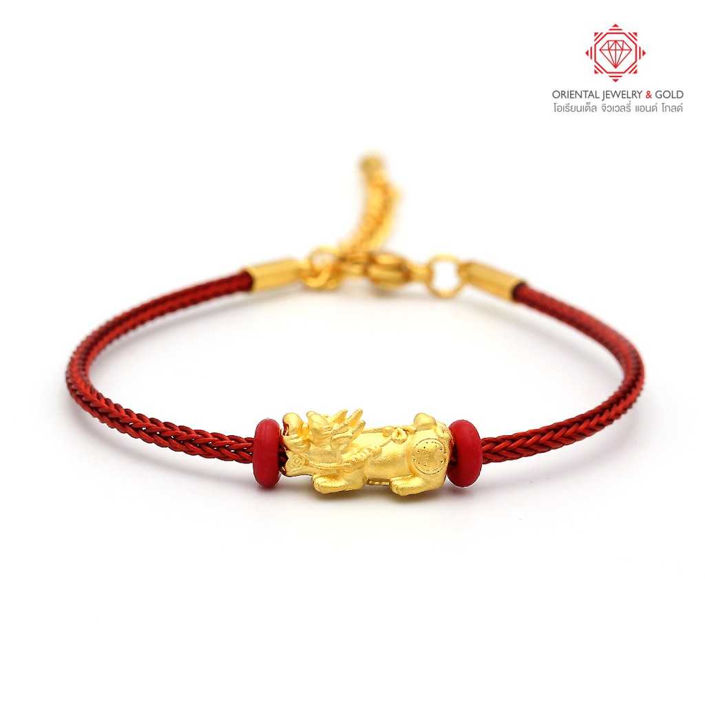 OJ GOLD สร้อยมือปี่เซียะ 0.25 กรัม ทองแท้ 99.99%