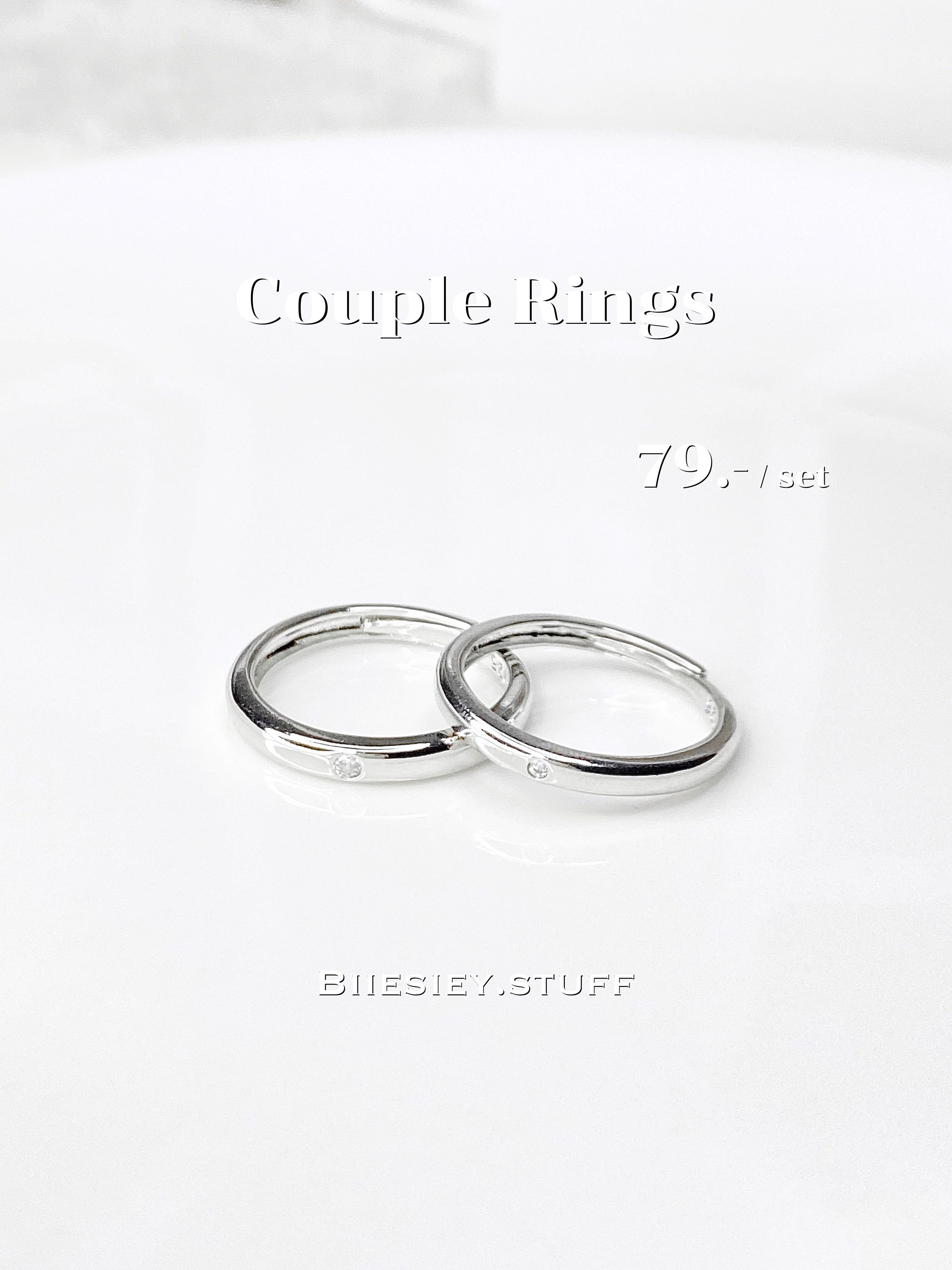 [ Set ] แหวนคู่ รุ่น Simple & Basic