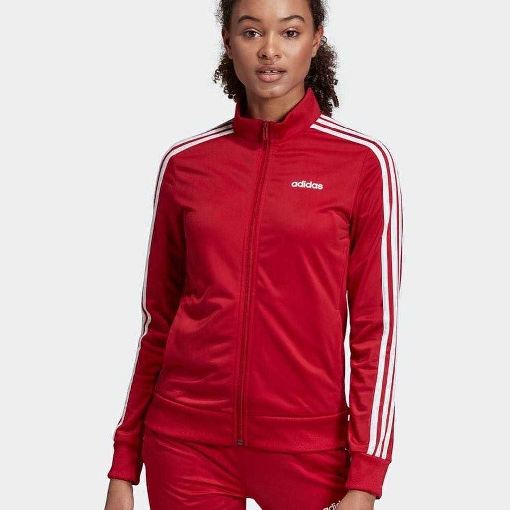 Adidas Sudadera Con Cremallera Essentials 3 Stripes Tricot Regular
