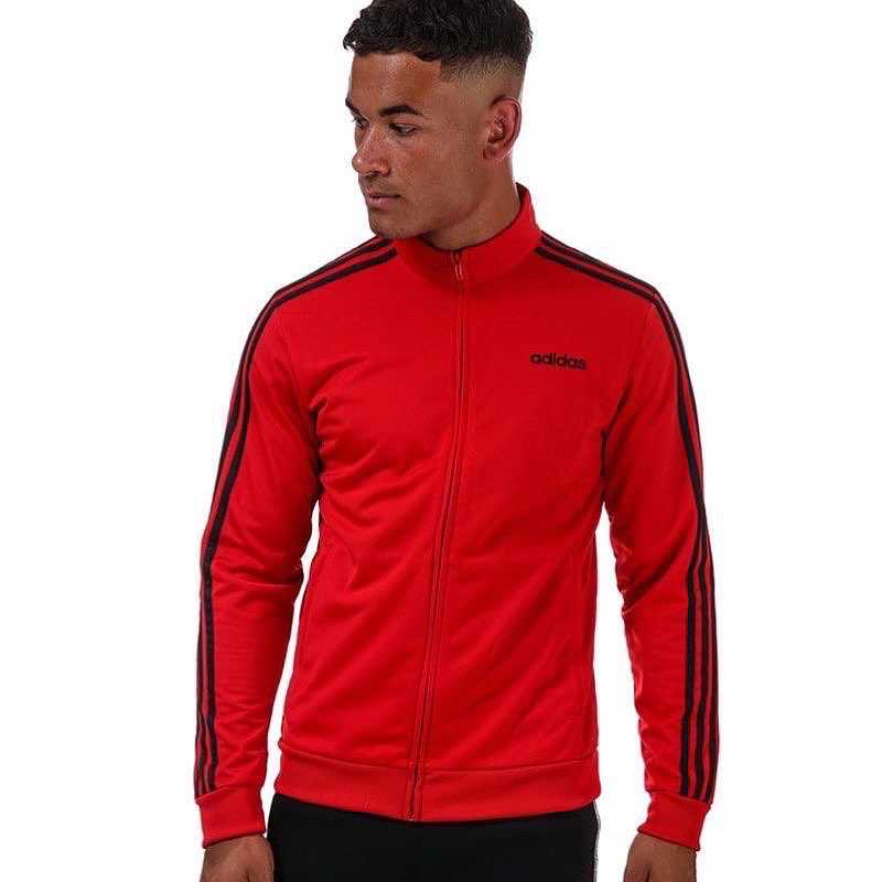 Adidas Sudadera Con Cremallera Essentials 3 Stripes Tricot Regular