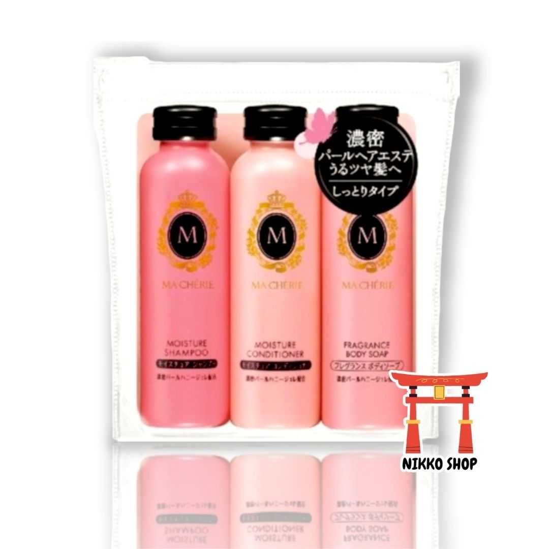 🌸Ma Cherie Travel Set🌸 แชมพู ครีมนวด สบู่ เซ็ตสำหรับเดินทาง