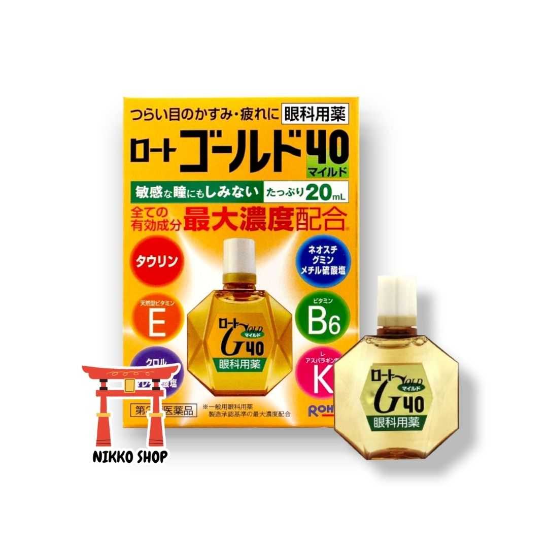 วันแม่💦Rohto Gold 40 น้ำยาหยอดตาจากญี่ปุ่น(ความเย็นระดับ 0)💦