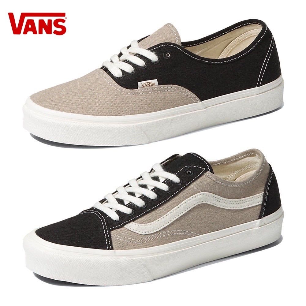 ￼Vans Authentic / Old Skool | Eco Theory Multi Block Black 