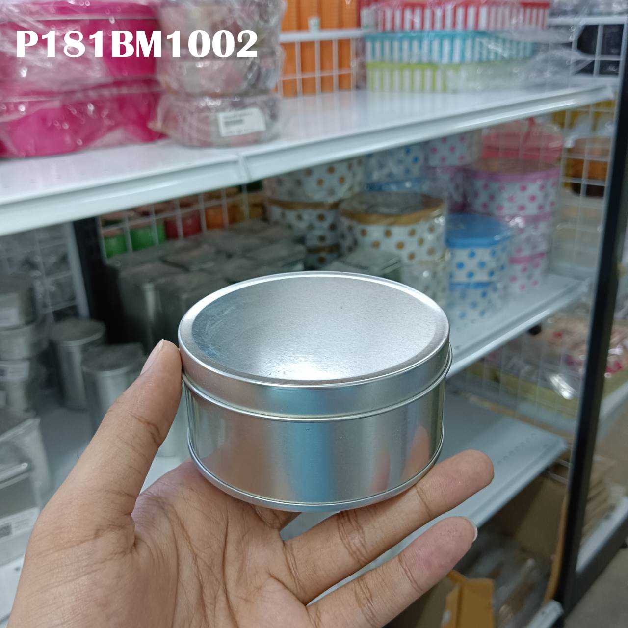 P181BM1002 กระป๋องกลมแฮ็คส์(ห่อ1ใบ)