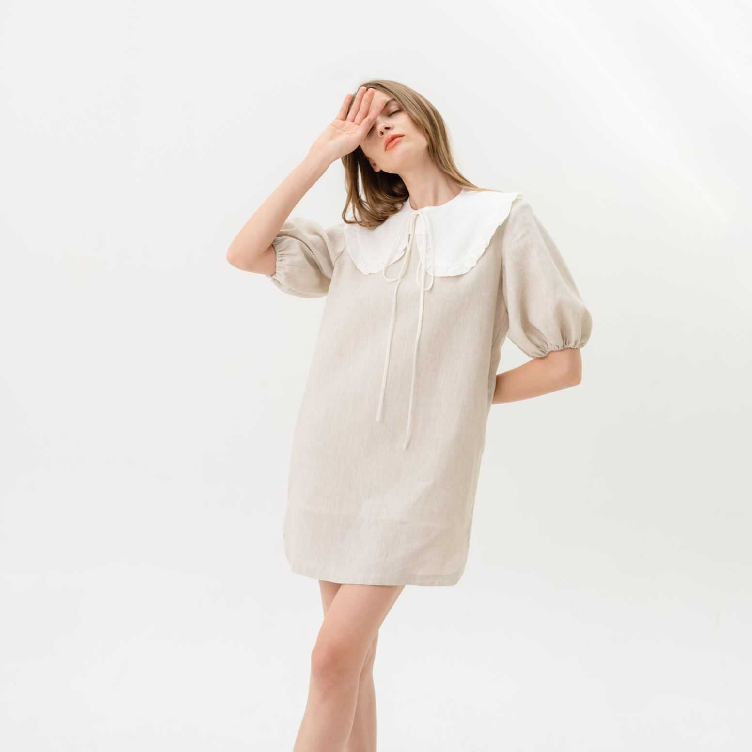 SUUBE Jenna dress- Beige (ไม่รวมปก)