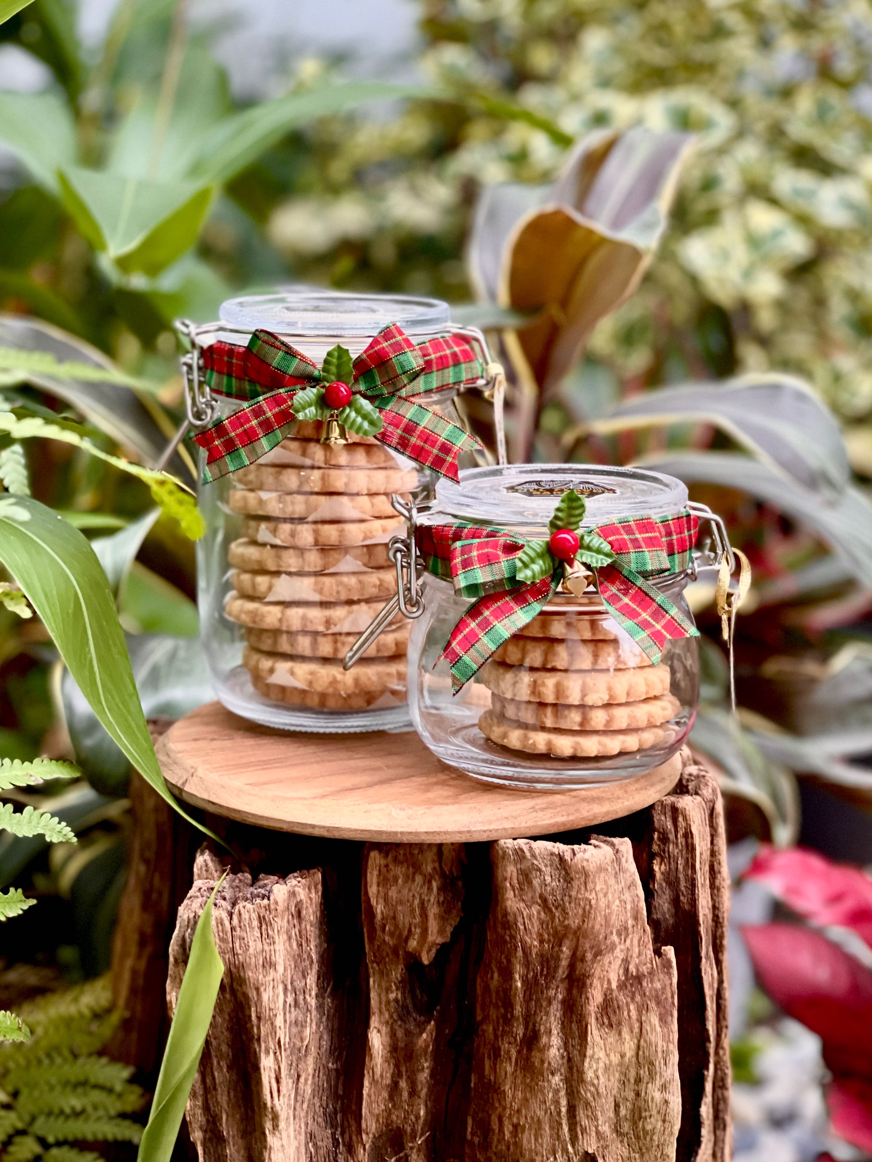Butter Shortbread in Glass Bottle