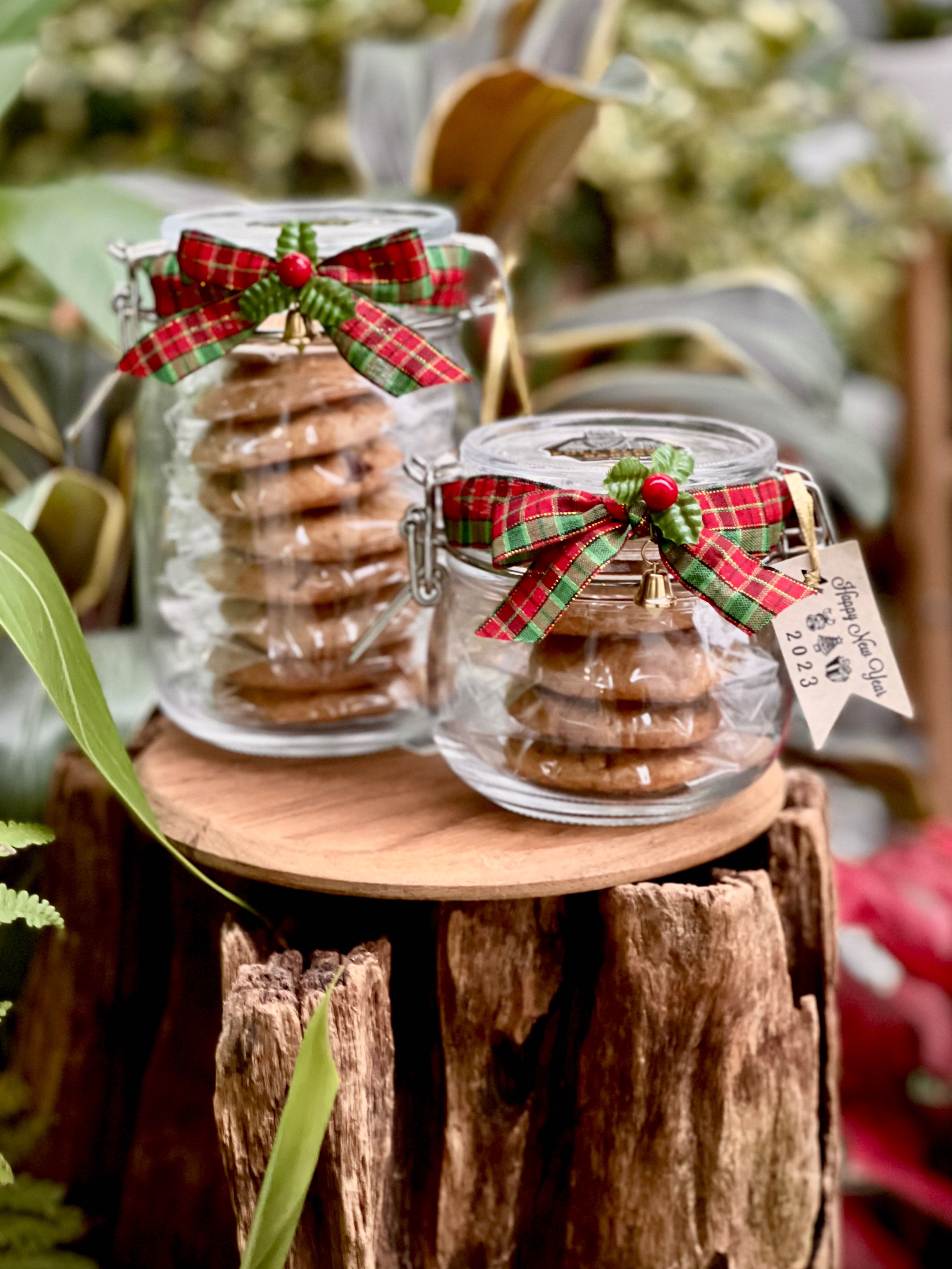 Soft Cookies in Glass Bottle