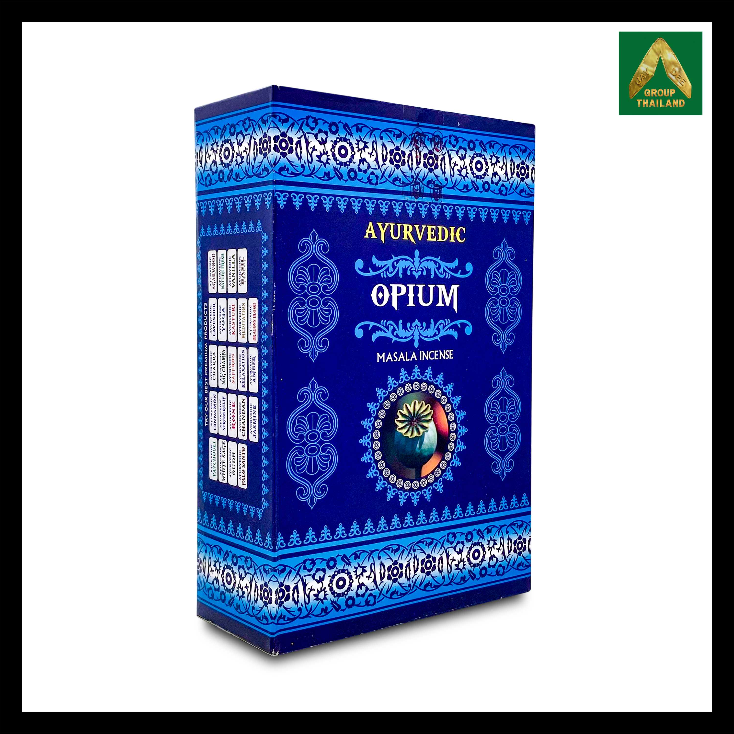 AyurvedicOpium (ดอกฝิ่น) Masala Incense Sticks