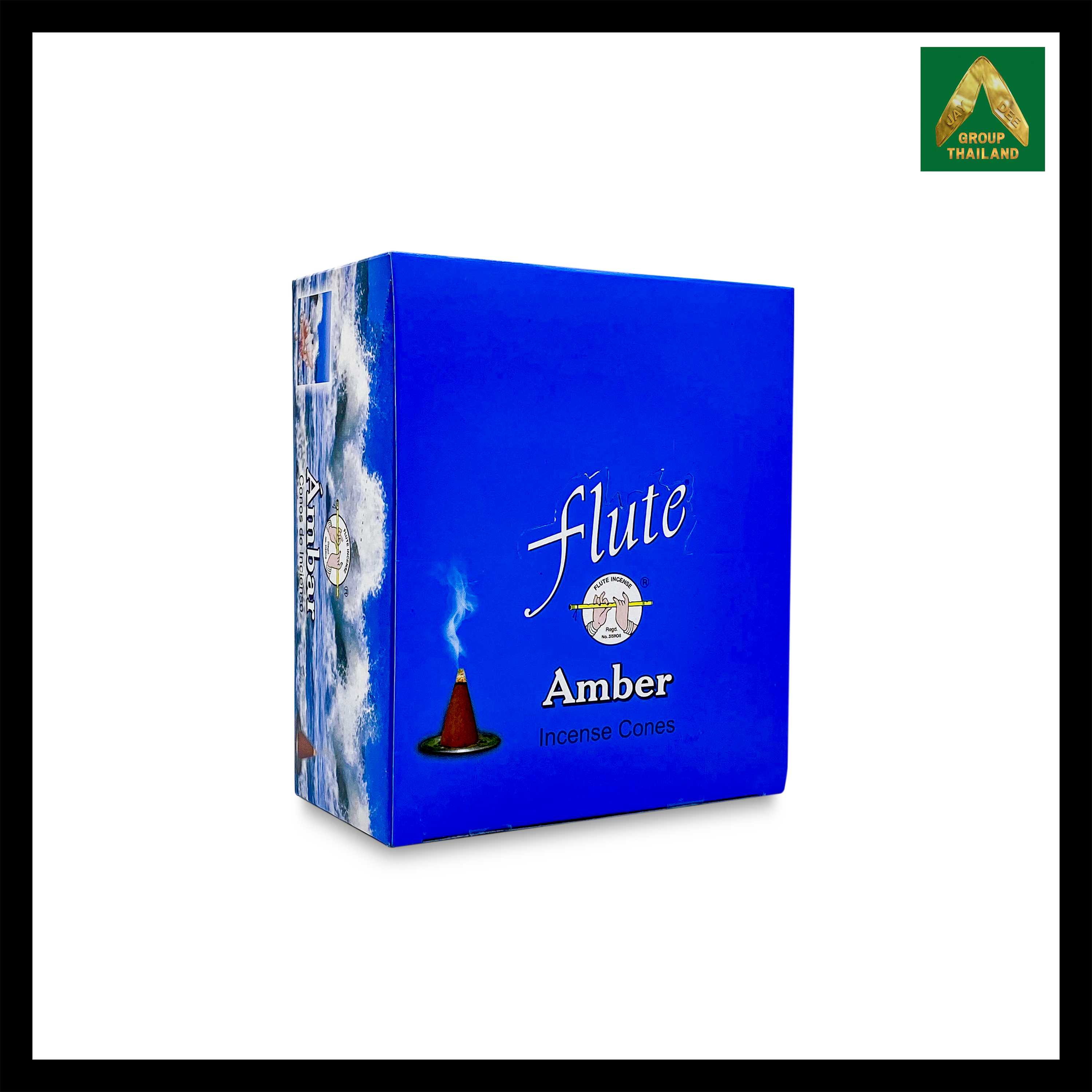 Flute - Amber (อำพันหอม) Incense Cones