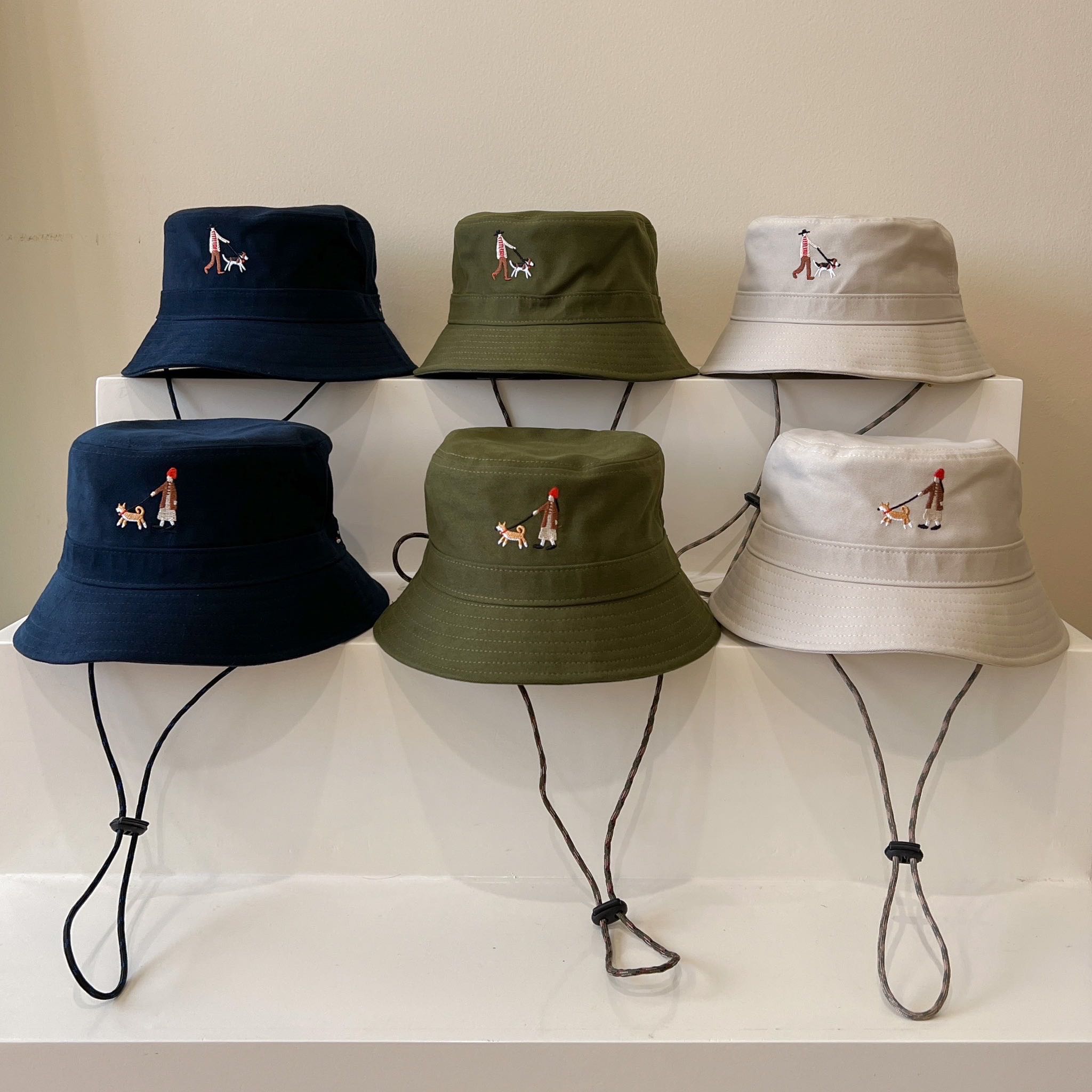 Eco-friendly Bucket Hat (มีเชือกรูด)