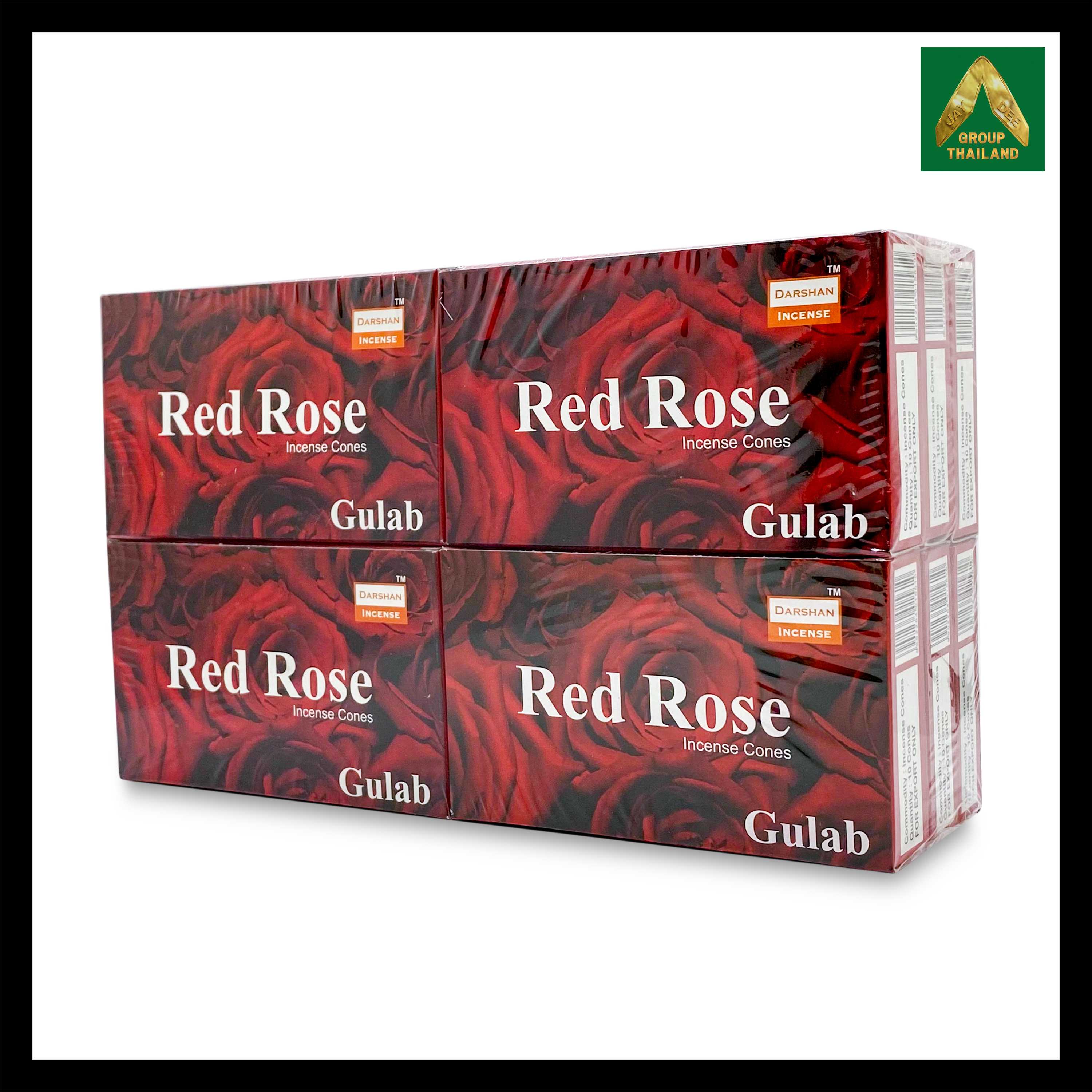 Darshan - Red Rose (ดอกกุหลาบ) Incense Cones