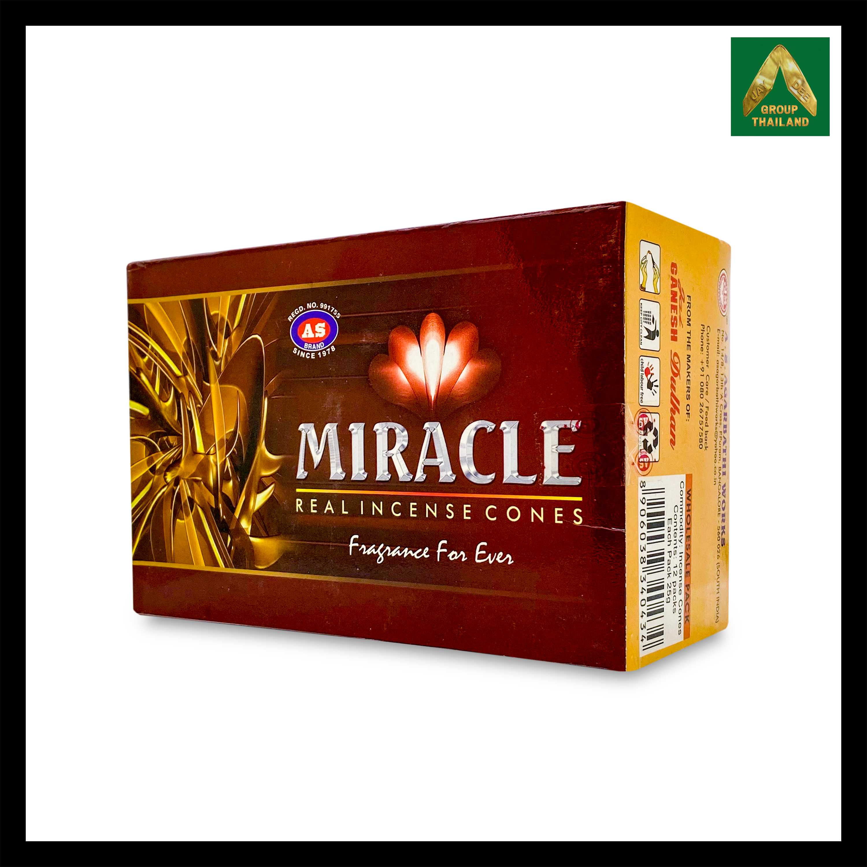 A.S. - Miracle (มิราเคิล) Incense Cones