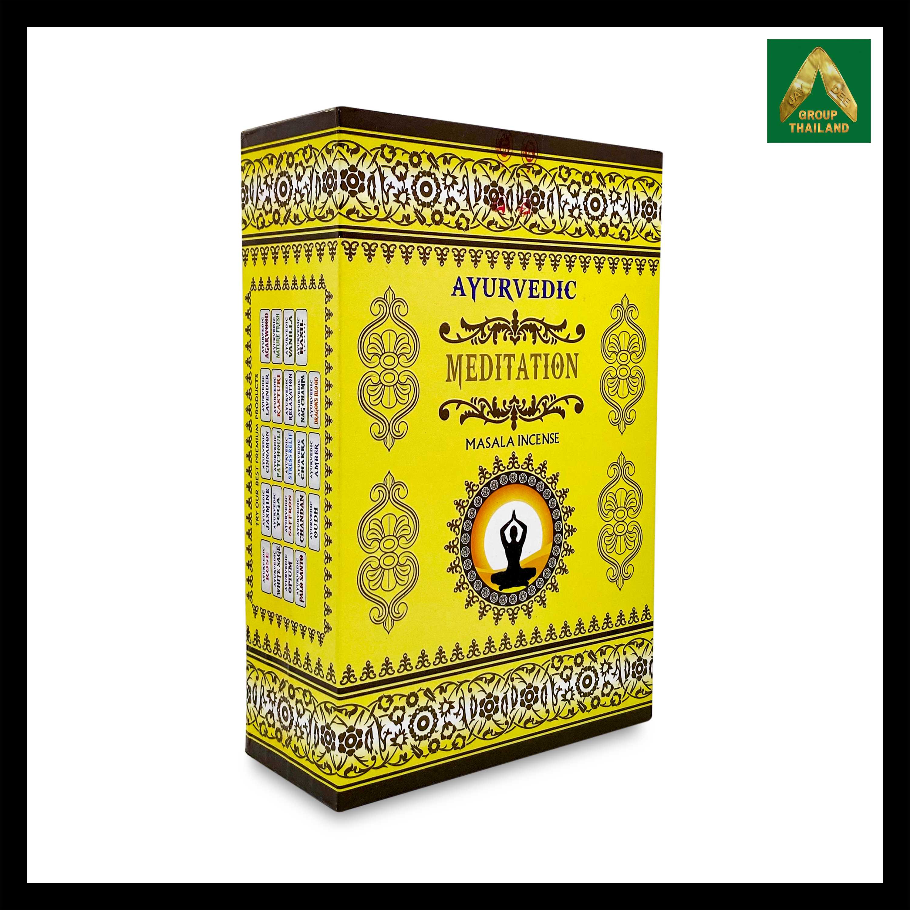 Ayurvedic Meditation (สมาธิ) Masala Incense Sticks