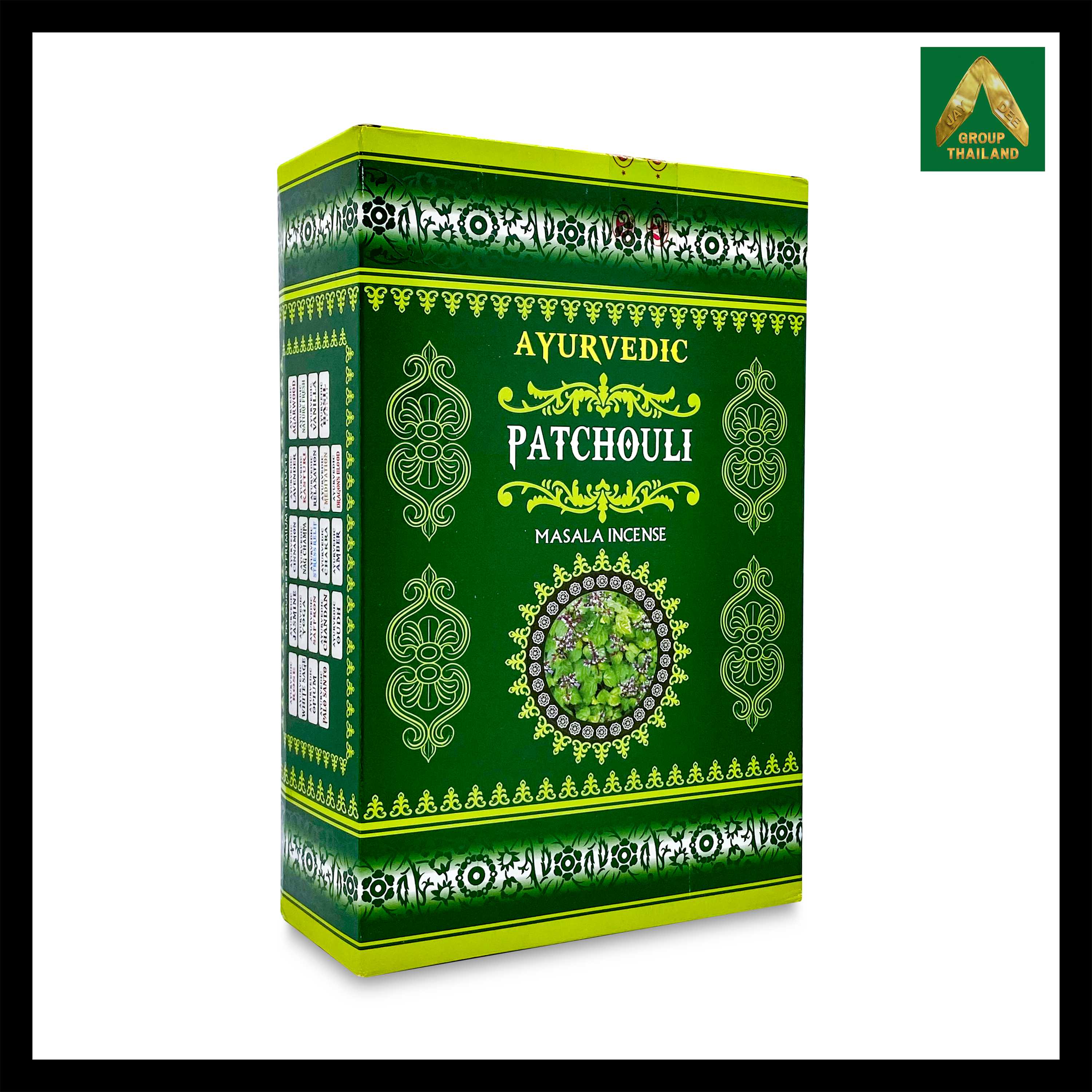 Ayurvedic Patchouli (แพทชูลี่) Masala Incense Sticks