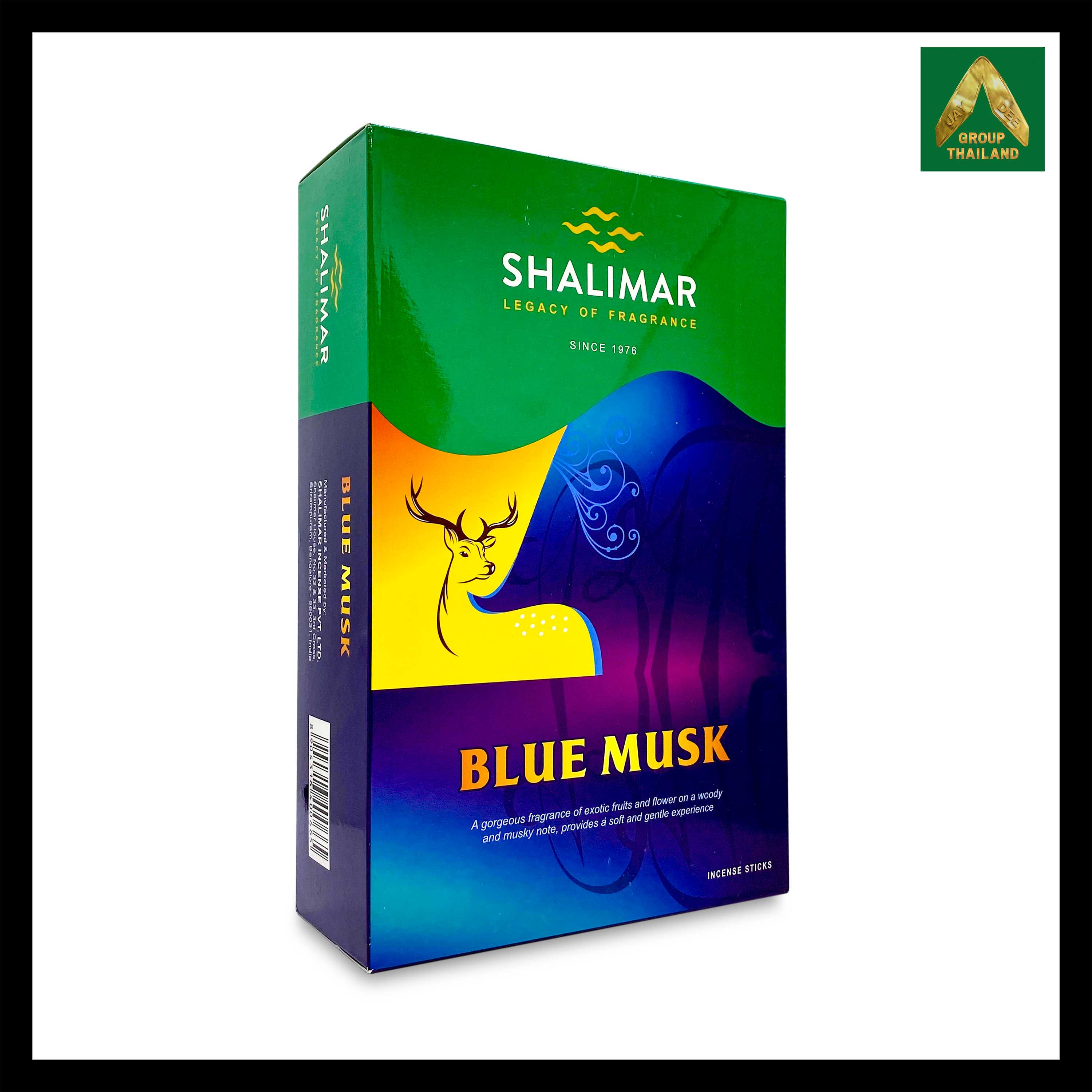 Shalimar - Blue Musk (บลูมัสก์) Masala Incense Sticks