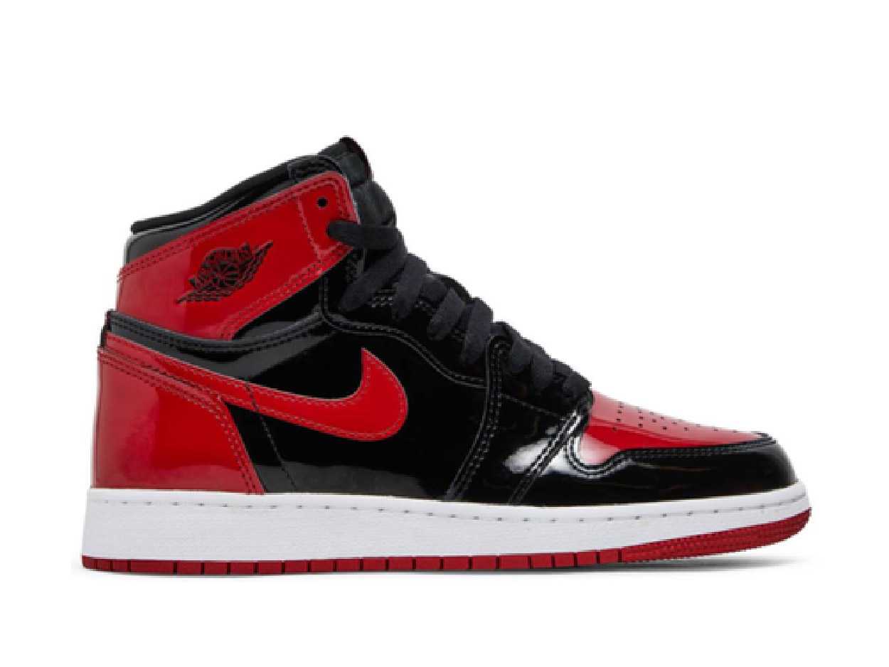 Nike Jordan 1 Retro High OG Patent Bred (GS)