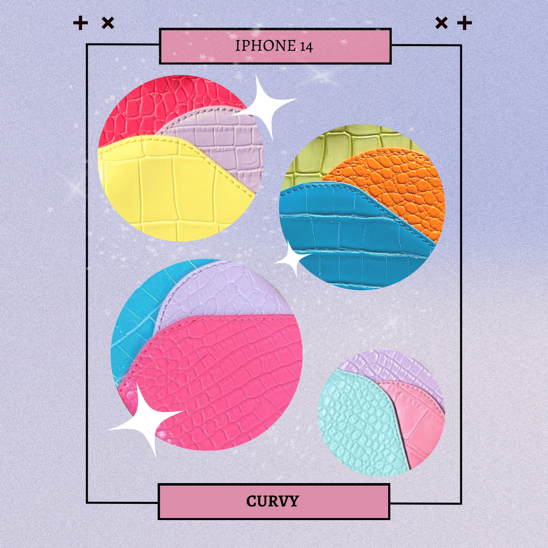 iPhone 14 Cardholder phone case- Curvy Phone case