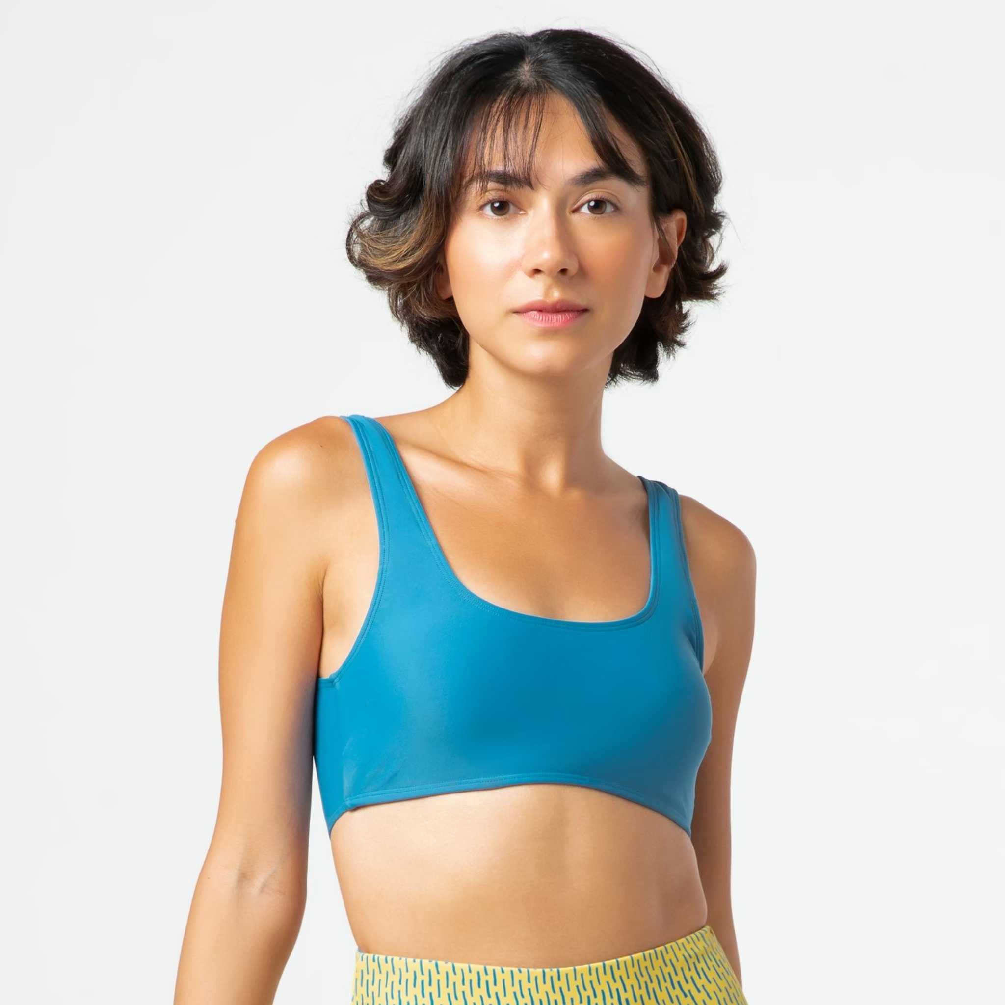 JAMAICAN INDIGO CROP TOP