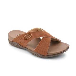 SCHOLL Duraflex Cross Comfort Sandals -Brown [W] NEA รองเท้าแตะ ผู้หญิง สกอล์ แท้