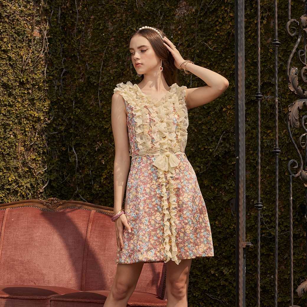 Jomkwan Dress PF21 M04 - เดรสผู้หญิง