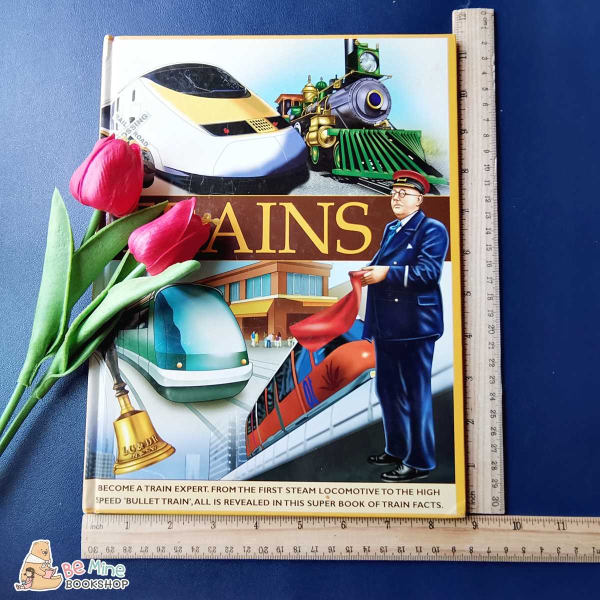 ความรู้เกี่ยวกับรถไฟ║Trains║ ★มือสอง★ปกแข็ง