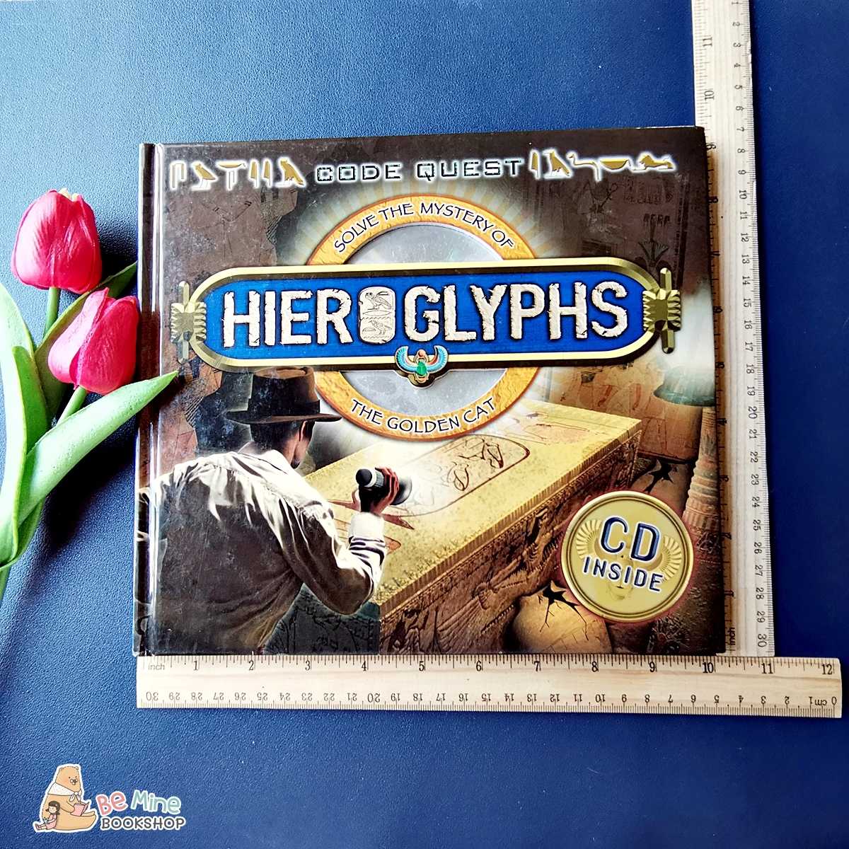 ║Hieroglyphs: The Golden Cat + CD║ ★มือสอง ★ปกแข็ง 📌รอยเขียนที่ใบรองปก