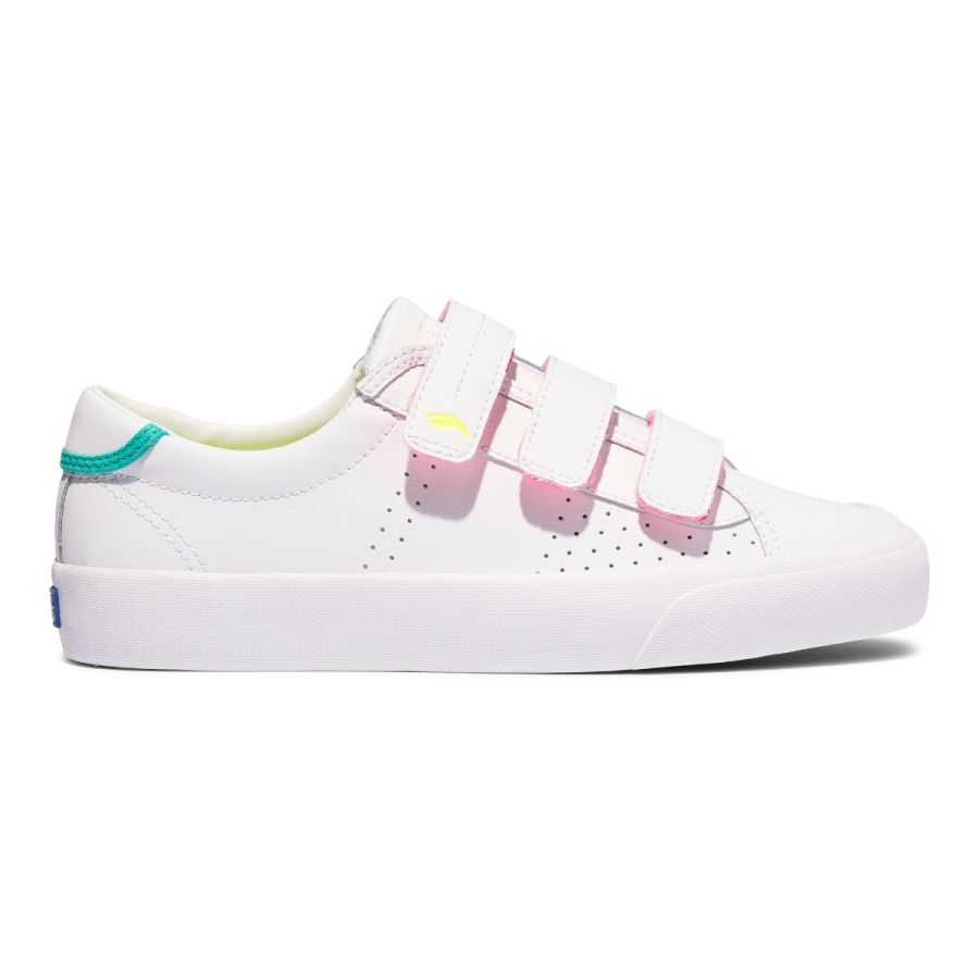 รองเท้าผ้าใบหนัง แบบสวม รุ่น CREW KICK 75 V LEATHER หลากสี WH64501