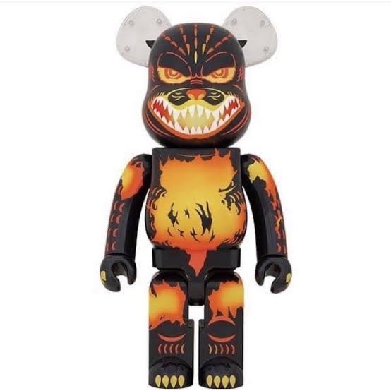Bearbrick Godzilla vs Destoroyah (Meltdown ver.) 1000%