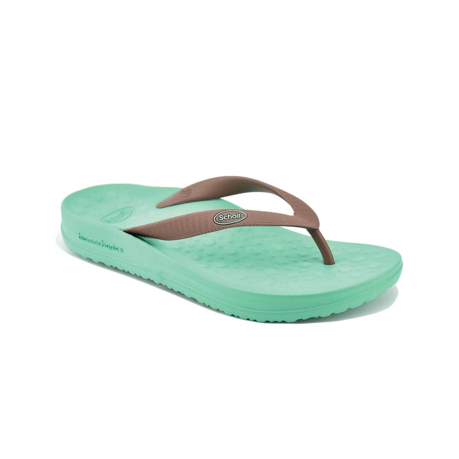SCHOLL Spectrum -Cocoa/Mint [U] NEA รองเท้าแตะ หูหนีบ สกอลล์ เสปกตรัม
