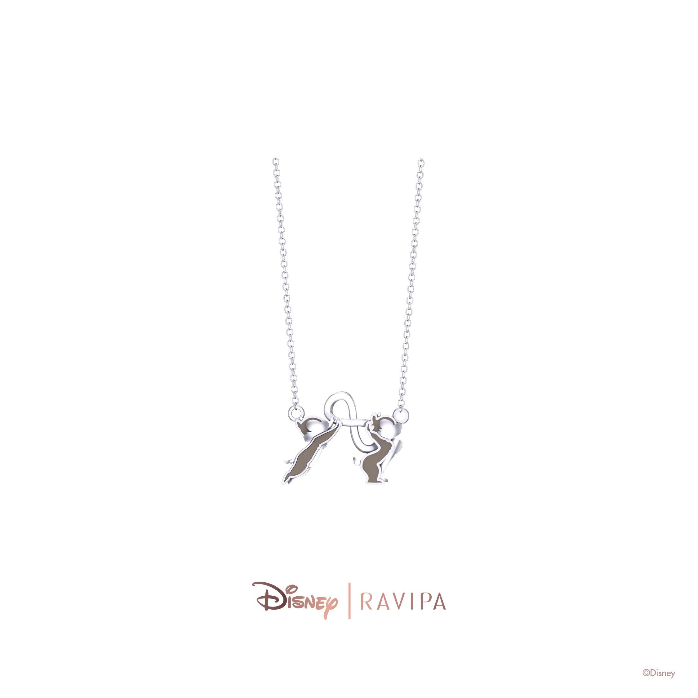 Silver Signature Chip&Dale Necklace