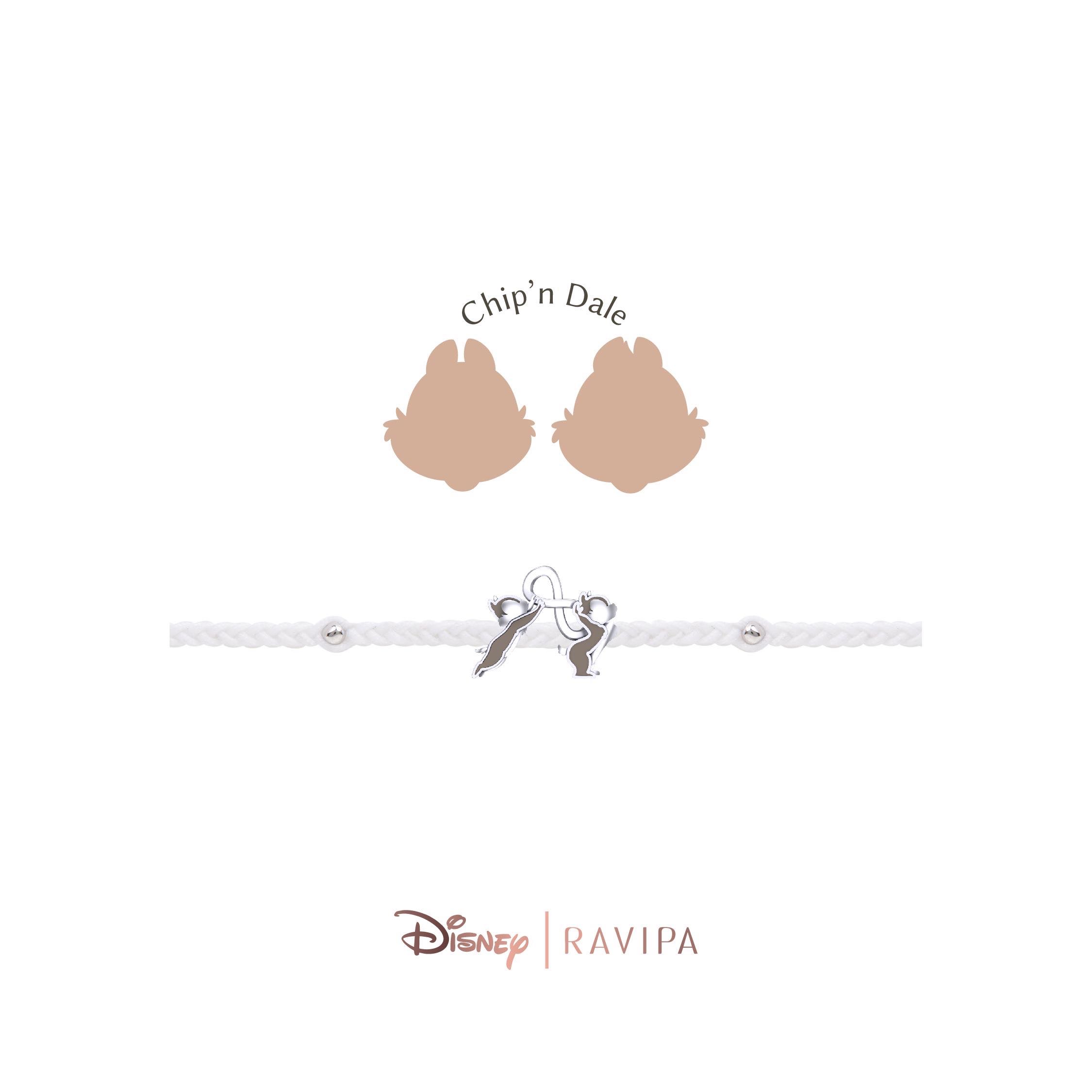Silver Signature Chip&Dale Bracelet