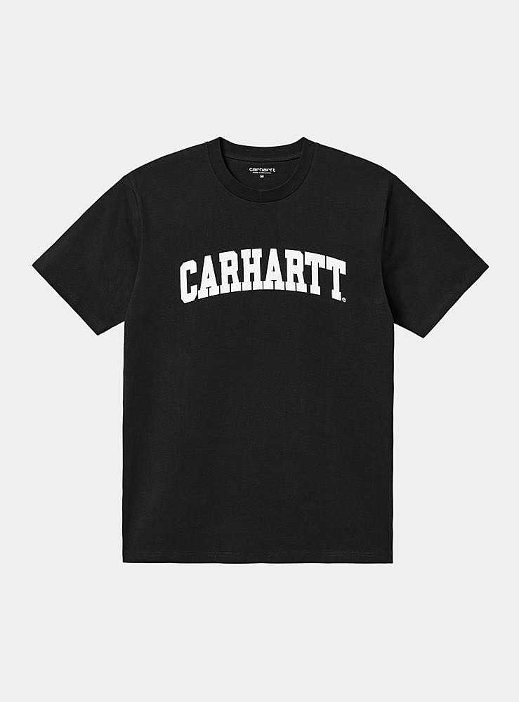 CARHARTT WIP S/S UNIVERSITY T-SHIRT Black/ White