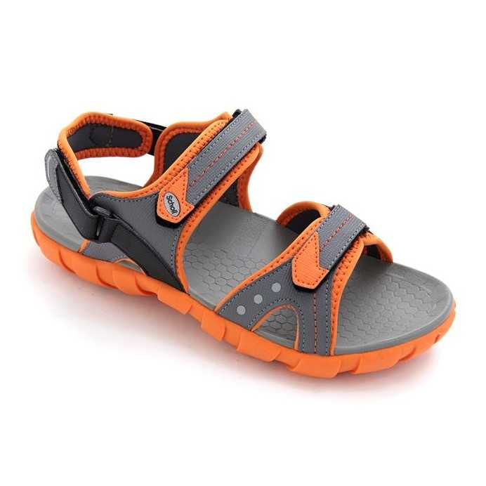 SCHOLL Napolien Comfort Sandals - Orange [M] NEA รองเท้า รัดส้น เพื่อสุขภาพ ผู้ชาย สกอล์ แท้