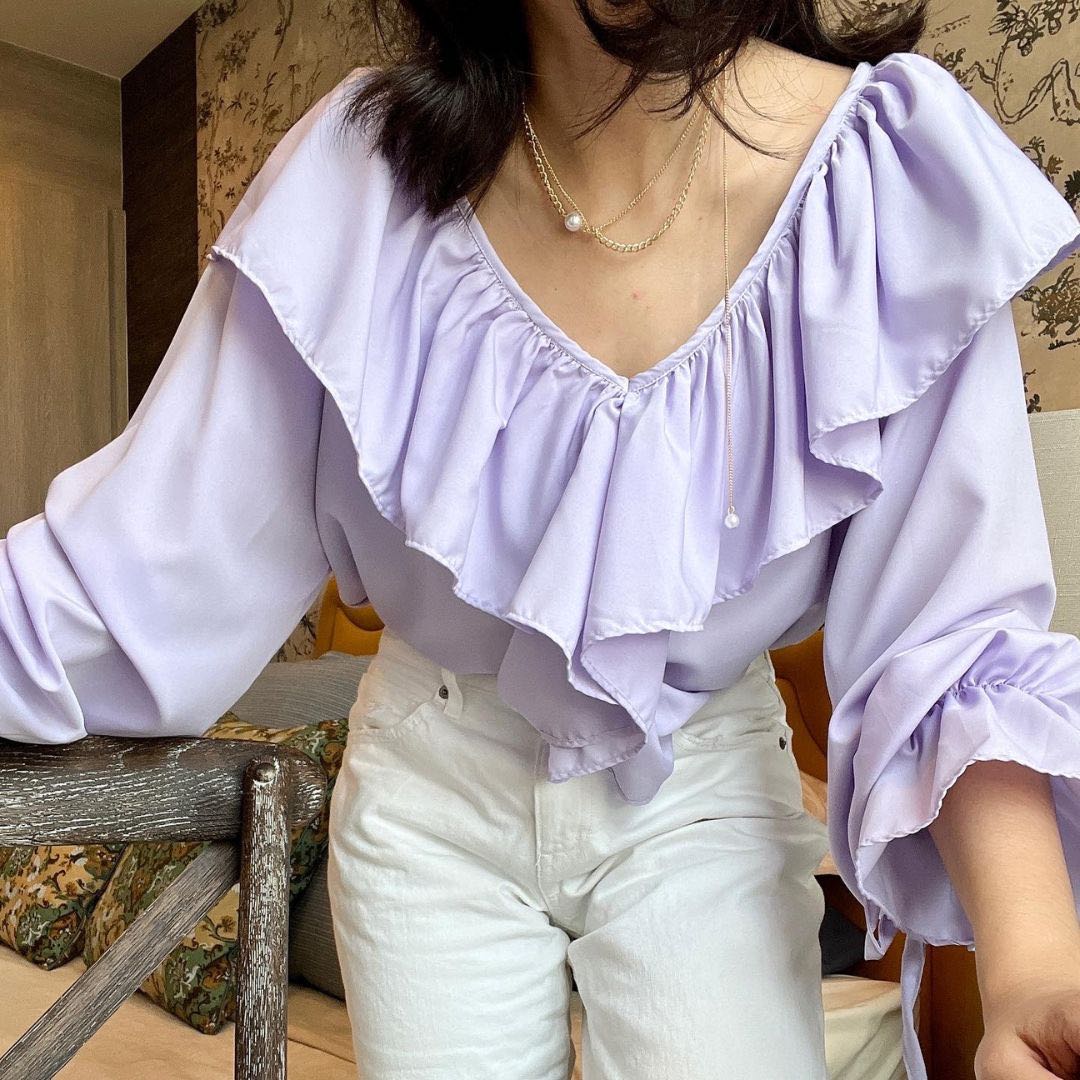 Camille in PARIS (Lavender/White)