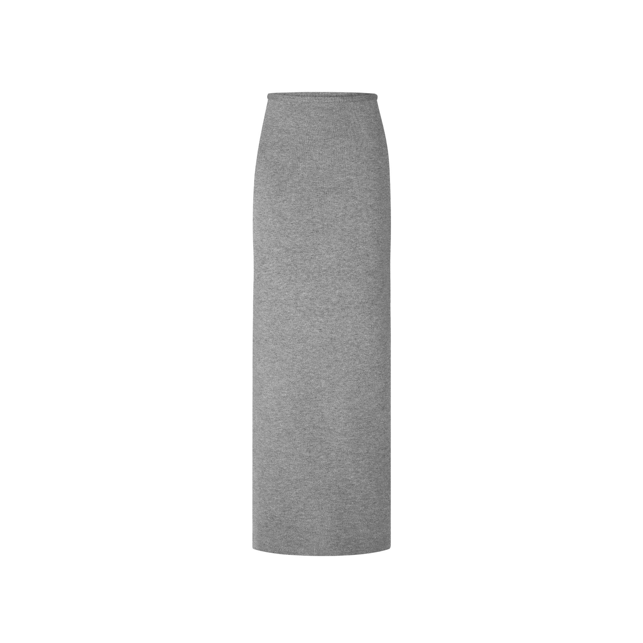KNIT GRAY SKIRT