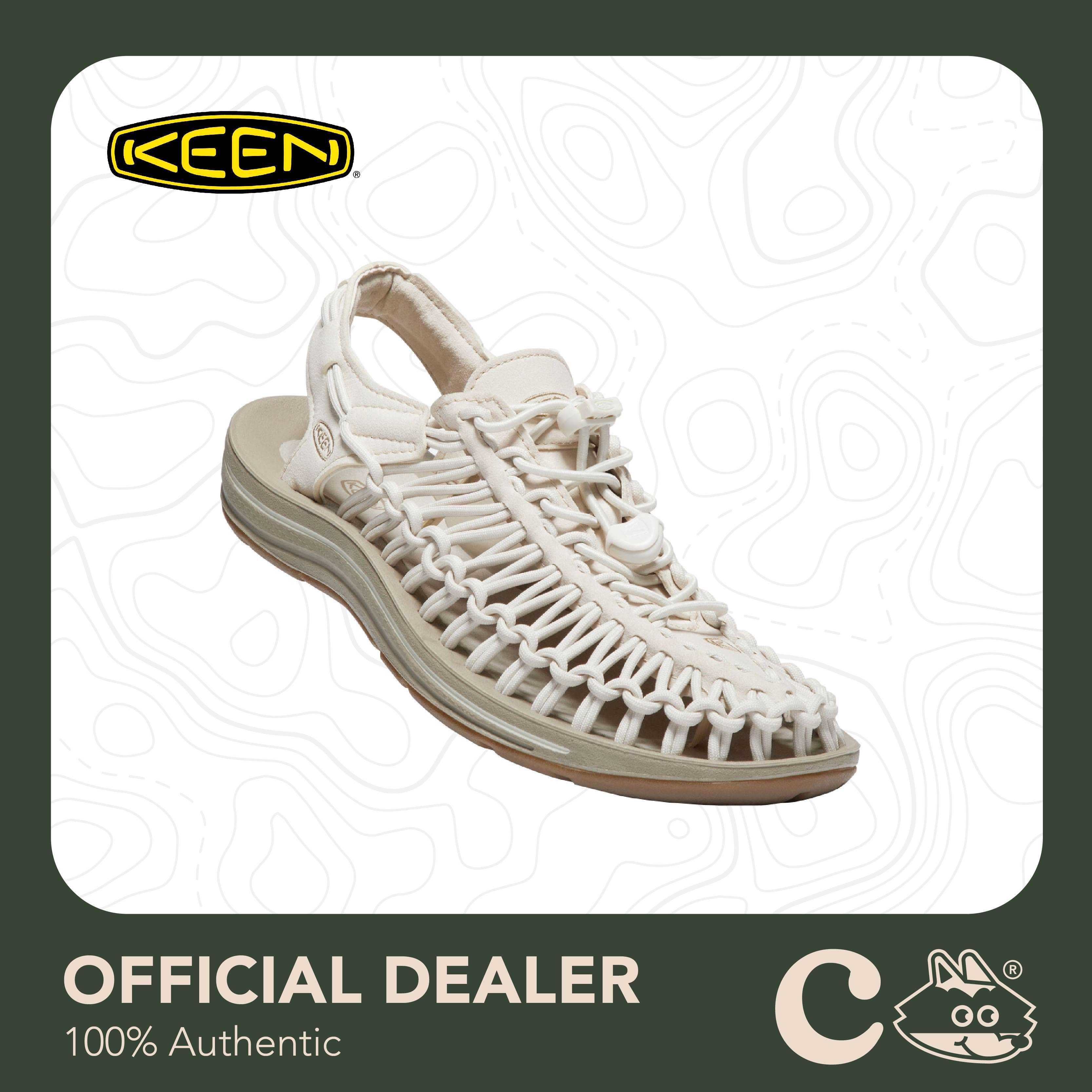 KEEN UNEEK WOMEN 'WHITECAP/CORNSTALK'