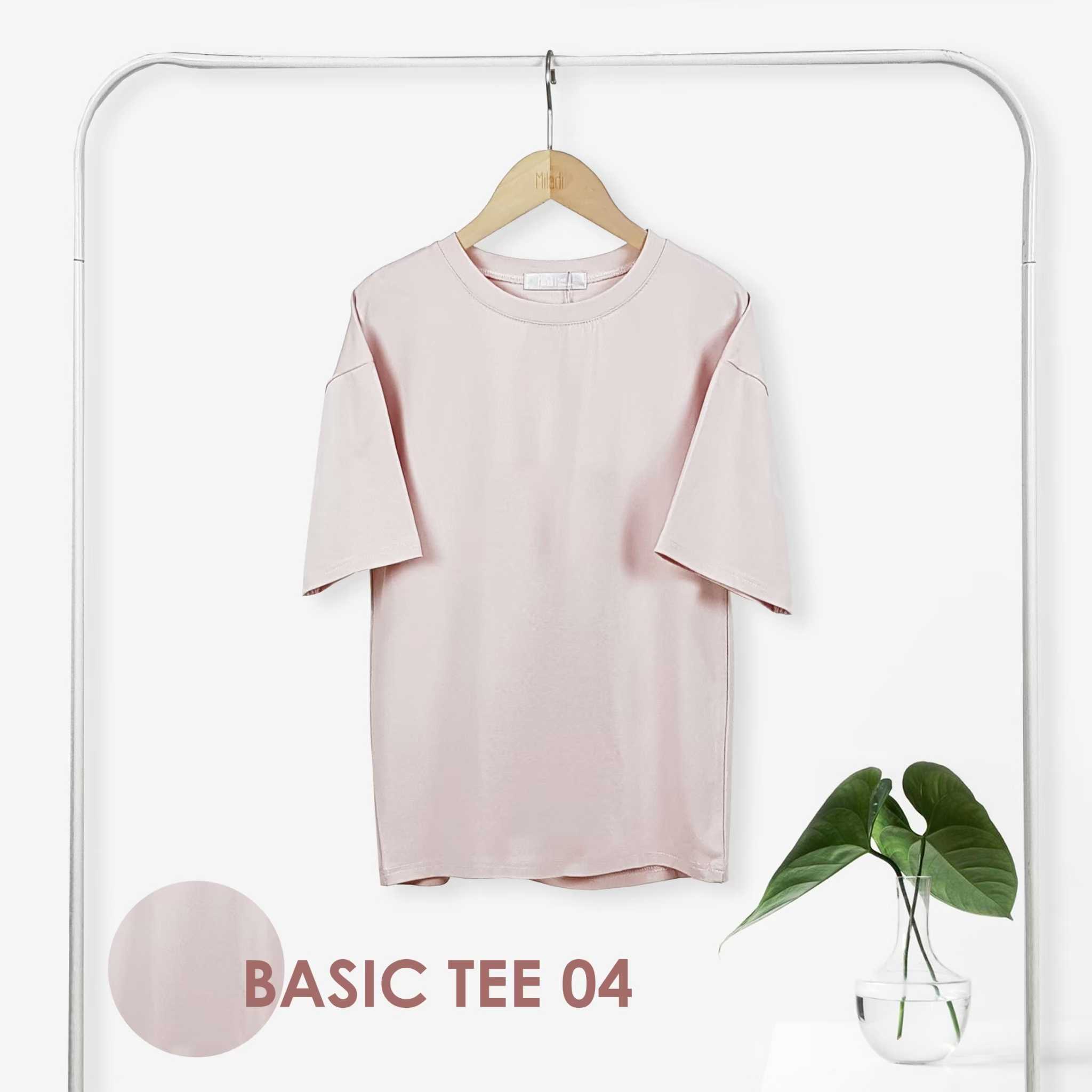 Basic Tee 04 Nude Pink F #SALE