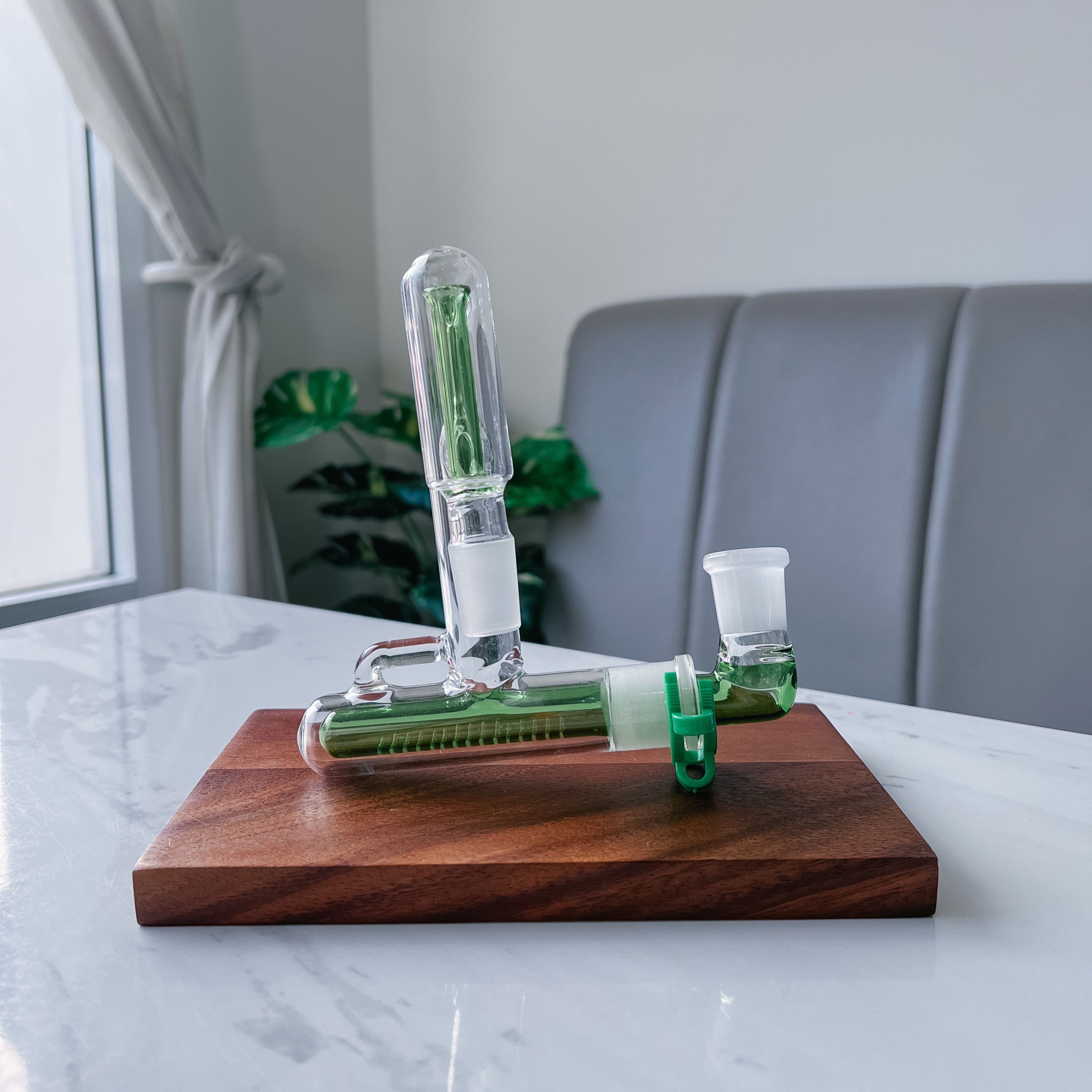 Recycle Ash Catcher 90 Degree w/ Downstem and Clip | 18.8 