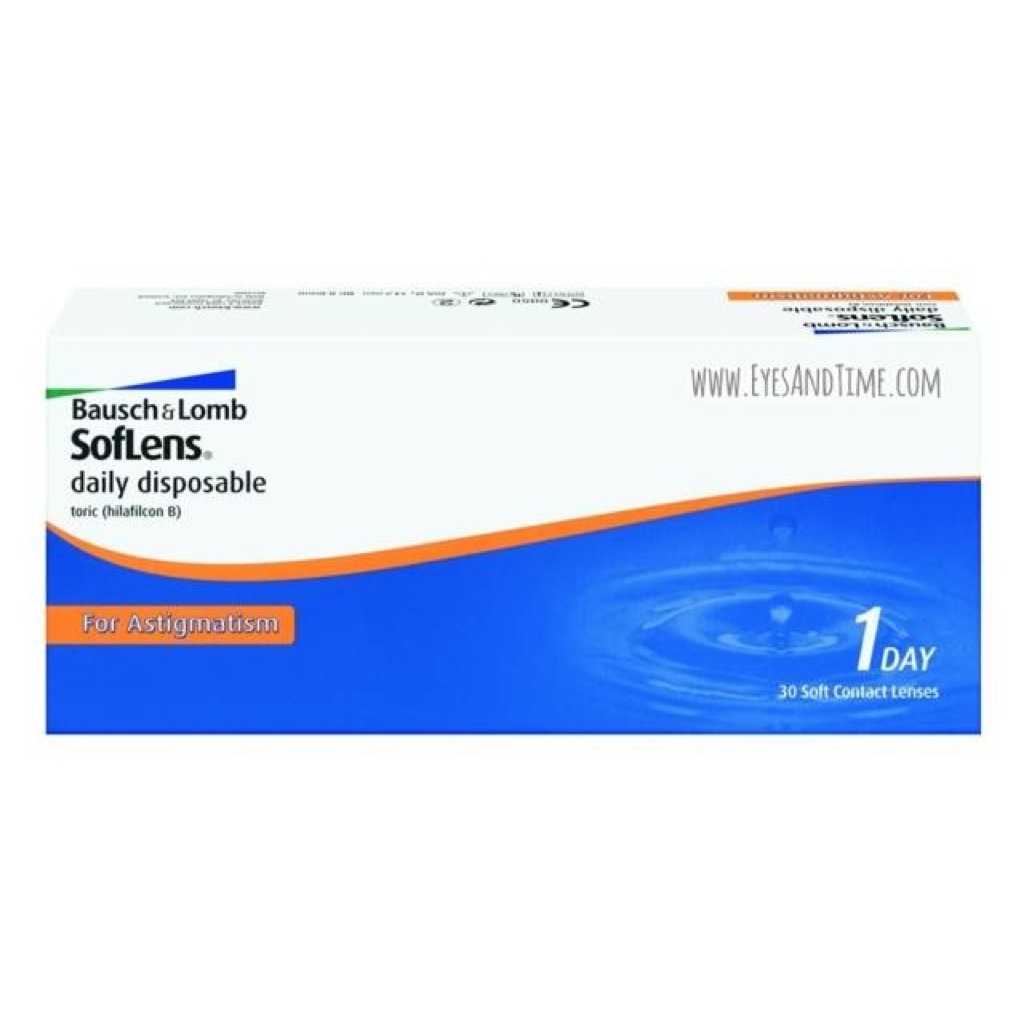 Soflens Daily Toric คอนแทคเลนส์ สายตาเอียง รายวัน จาก Bausch and Lomb