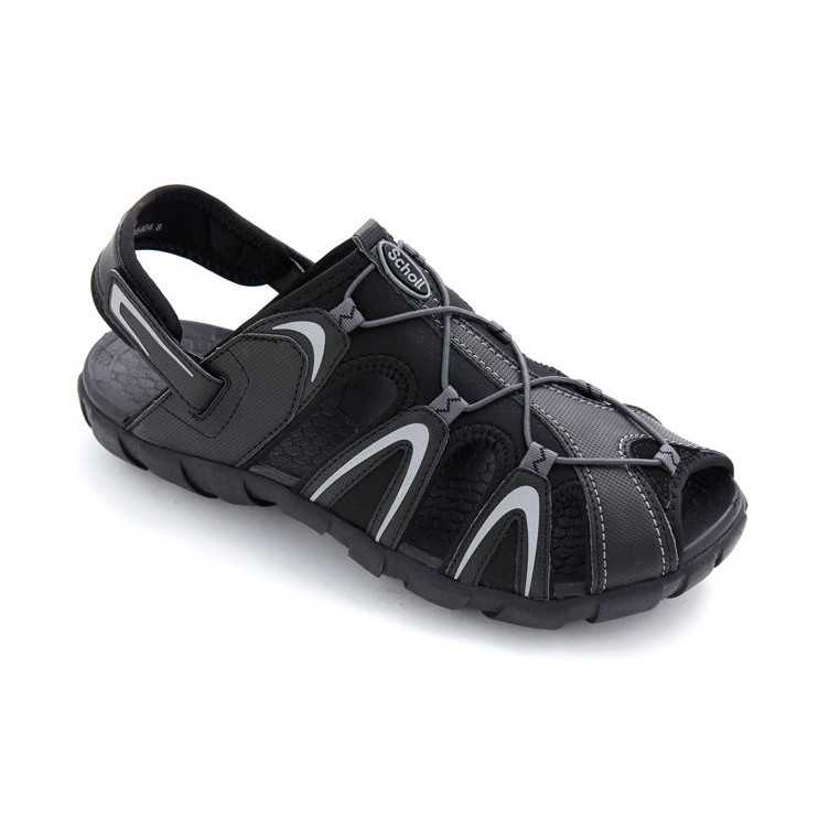 SCHOLL Mario Comfort Sandals -Black [M] NEA รองเท้า รัดส้น รองรับการขี่จักรยาน สกอล์ แท้