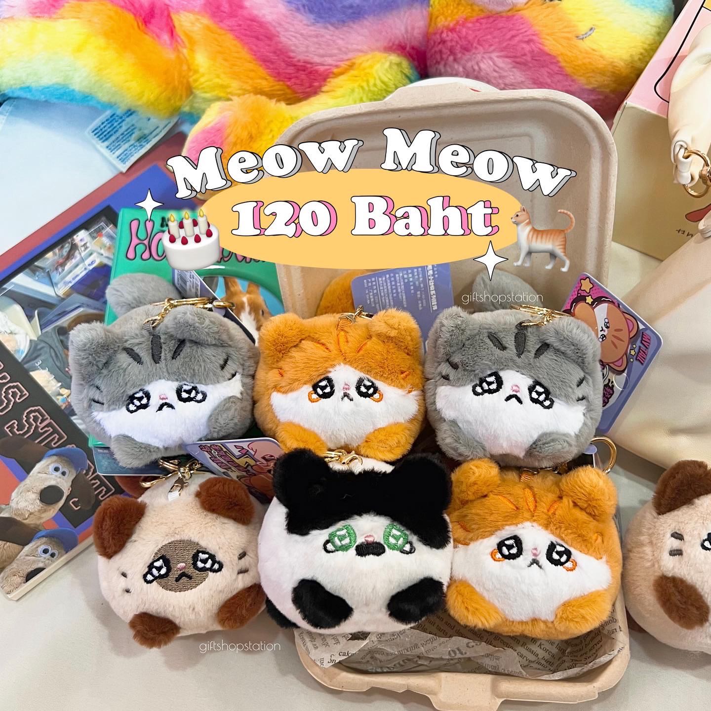 พวงกุญแจเหมียวสั่นหาง 🐈◞˚