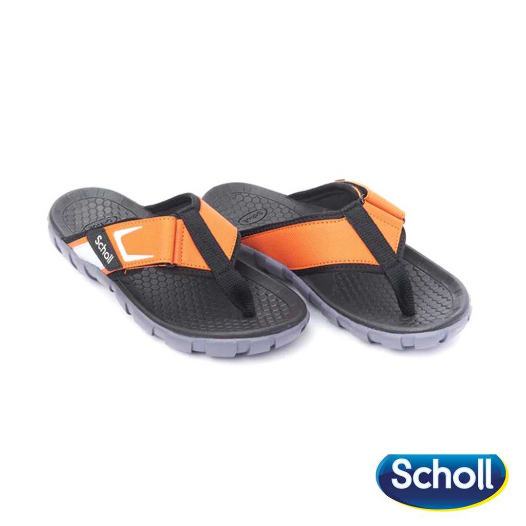 SCHOLL MANDO Comfort Sandals -Orange[U] NEA รองเท้าแตะ เพื่อสุขภาพ ได้ทั้งชายและหญิง สกอล์ แท้