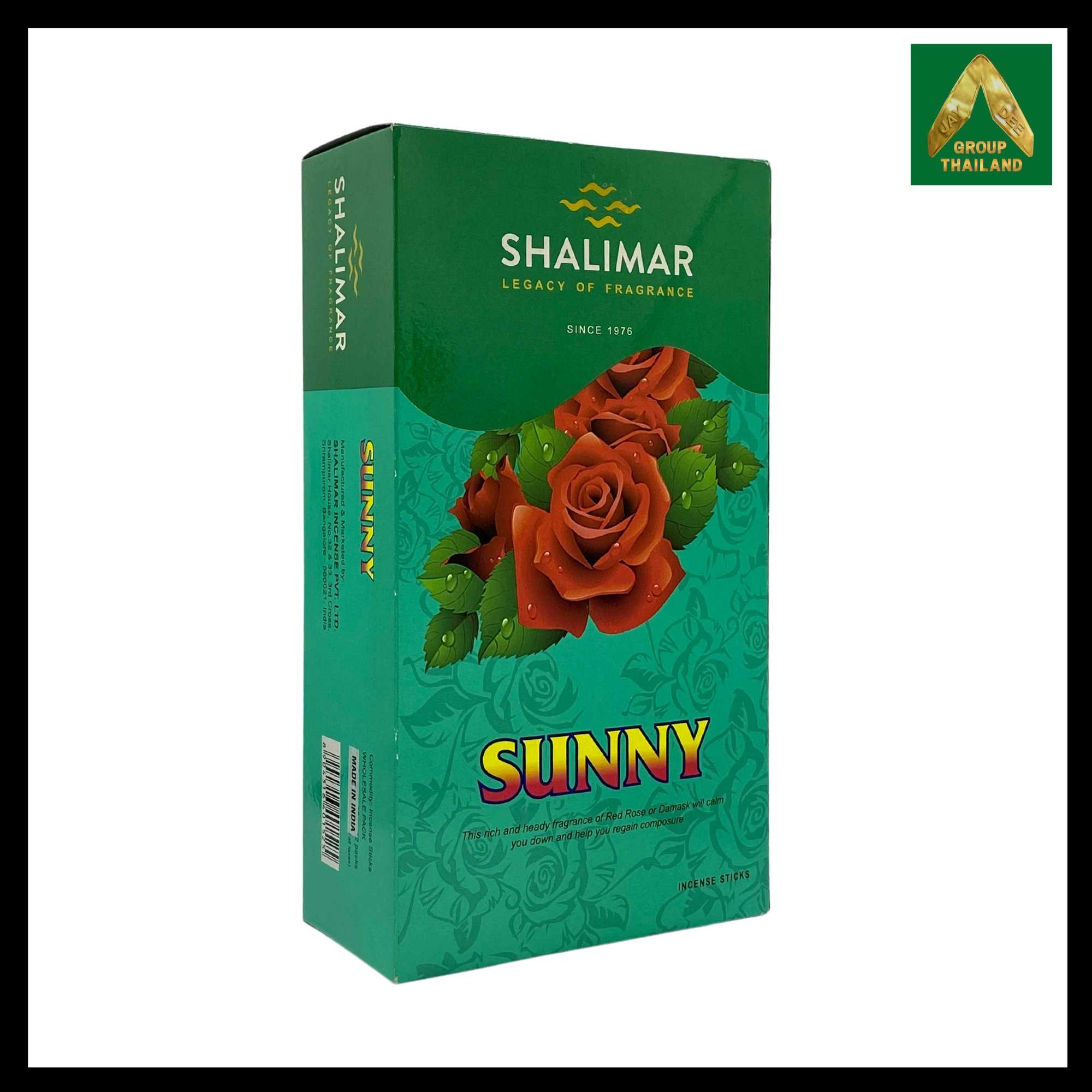 Shalimar - Sunny (ดอกกุหลาบ) Incense Sticks