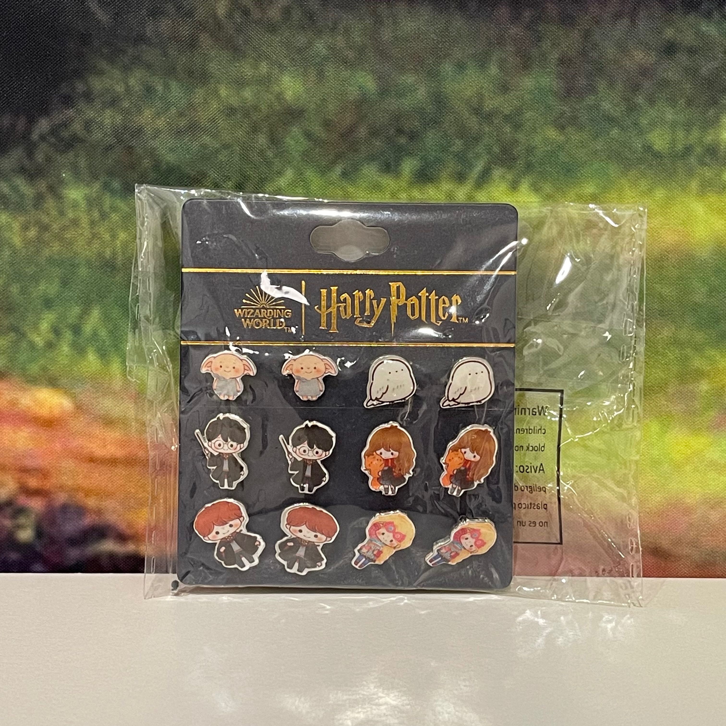 เซ็ตต่างหู Harry Potter - Chibi Character 6 คู่